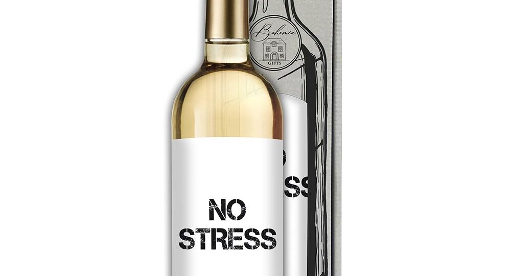 Tip na dárek: Dárkové víno No Stress bílé