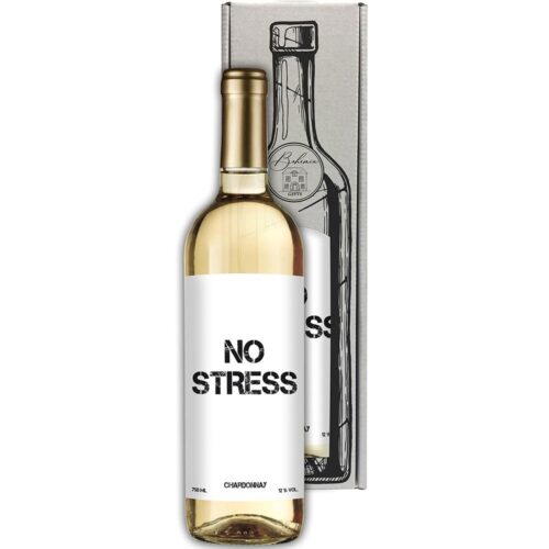 Tip na dárek: Dárkové víno No Stress bílé