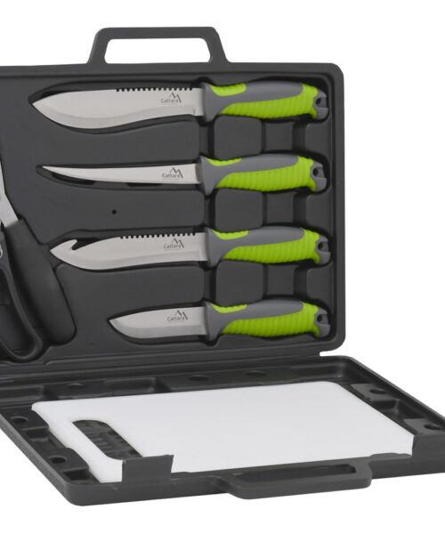 Tip na dárek: Luxusní sada grilovacích nožů s prkénkem