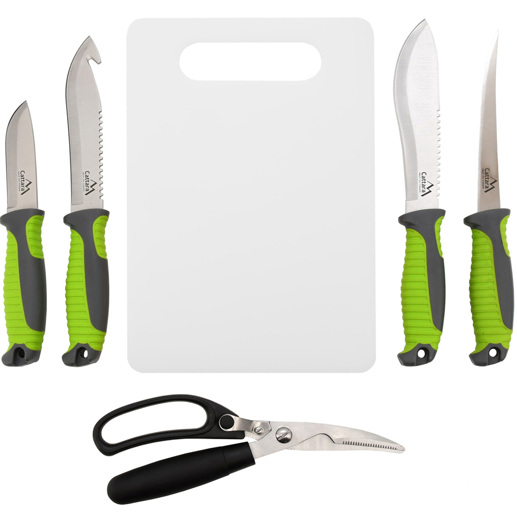 Luxusní sada grilovacích nožů s prkýnkem 2