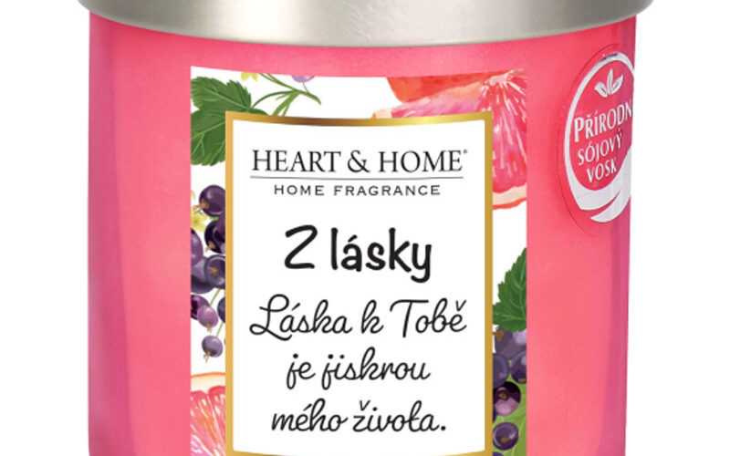 Svíčka Heart & Home - Z lásky