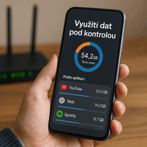 Jak zkontrolovat využití internetu? Mějte data pod kontrolou.